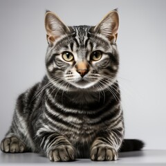 Obraz premium Full view European Short hair, wallpaper pictures, Background HD