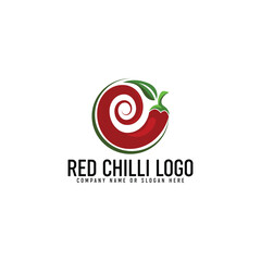 Fototapeta premium Red chili logo