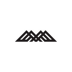 Letter C logo line art with creative design vector