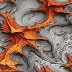 abstract orange background with flames