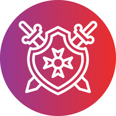 Vector Design Shield Icon Style