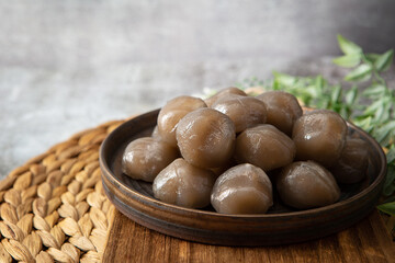 Potato Rice Cake, Korean traditional food	