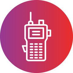 Vector Design Walkie Talkie Icon Style