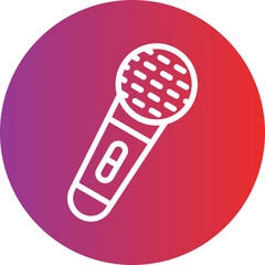 Vector Design Microphone Icon Style