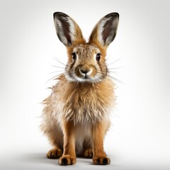 Obraz premium Full view Springtailon a completely white background , wallpaper pictures, Background HD