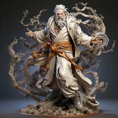 Fototapeta premium Full view Tonkineseon a completely white background , wallpaper pictures, Background HD