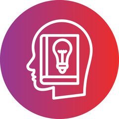Vector Design Knowledge Icon Style