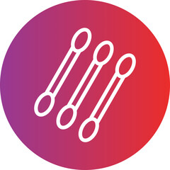 Vector Design Cotton Swabs Icon Style