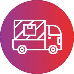 Vector Design Delivery Truck Icon Style