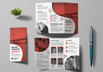 Business Trifold Brochure Design Template