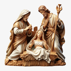 buddha statue isolated on white