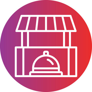 Vector Design Food Cart Icon Style