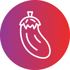 Vector Design Eggplant Icon Style