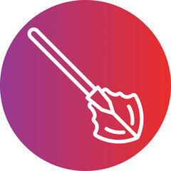 Vector Design Shovel Icon Style