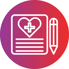 Obraz premium Vector Design Health Information Icon Style