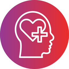 Obraz premium Vector Design Brain Health Icon Style