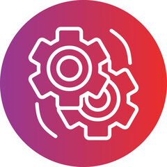 Vector Design Cog Icon Style