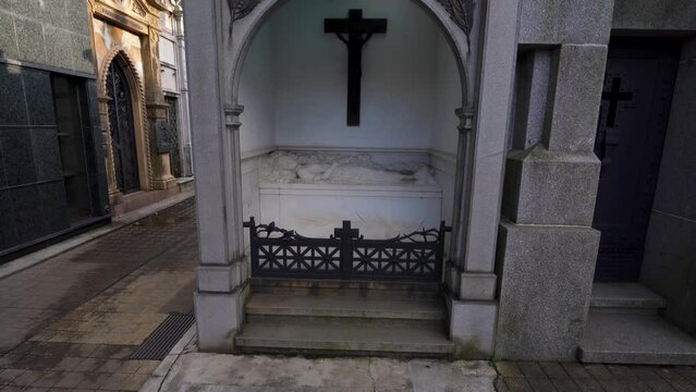 Luz Maria Garcia Belloso tomb at Recoleta Cemetery Buenos Aires