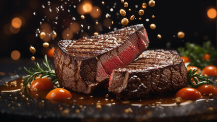 Beef steak for background