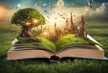 Obraz premium The Creative Power of Reading: Illustrated Wonders Illustrating Imagination: The Power of Reading