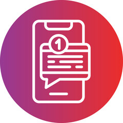 Sms Notification Icon Style