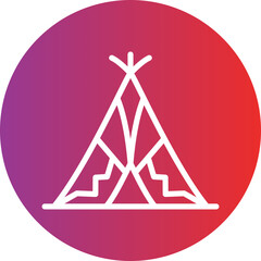 Desert Tipi Icon Style © designing ocean
