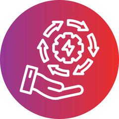 Renewable Energy Icon Style