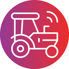 Smart Tractor Icon Style