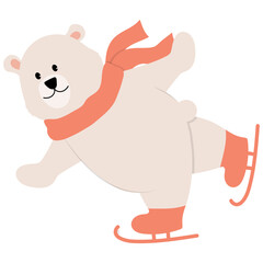 Obraz na płótnie Canvas Polar Bear Illustration Set - 08