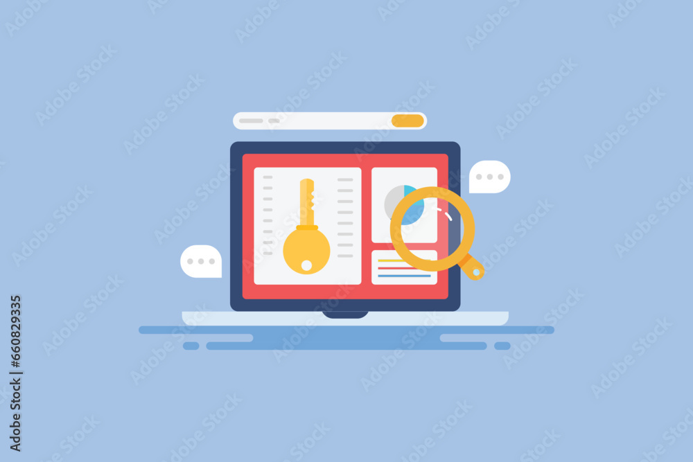Wall mural keyword research program, selecting user intent search related keyword for online business website s