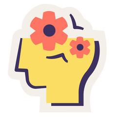 creative brainstorm session sticker