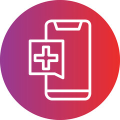 Telemedicine Icon Style