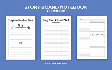 Story Board Notebook KDP Interior