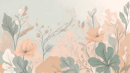 background with flowers