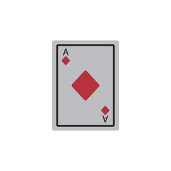 gambling card icon vector