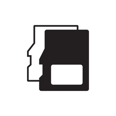 sd card icon vector