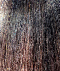 Brown hair as an abstract background. Texture