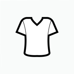 Tshirt Icon. Clothing, Clothes Symbol  - Vector.