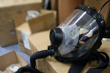 Masks for protection from toxic gases, toxic air, pollution, and other protection related to...