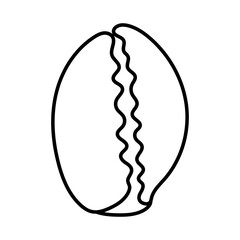 Seashell icon vector. Shell illustration sign. Sea life symbol or logo.