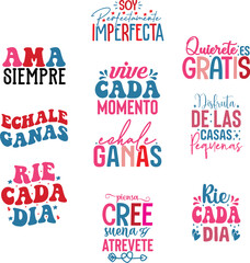 Latina Motivational svg bundle