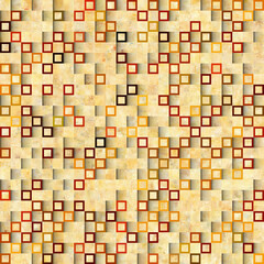 Abstract Geometrical Background. Pattern with frame shapes. Tile art.