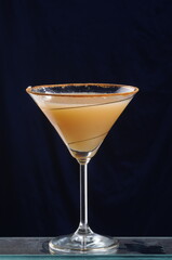 Guava Cocktail Mocktail shot against a white background with garnish and props