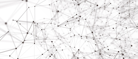 Abstract futuristic - technology with polygonal shapes on white background. Design digital technology concept.