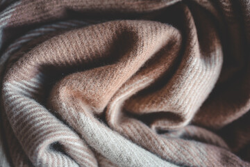Knitted woolen or cashmere texture background