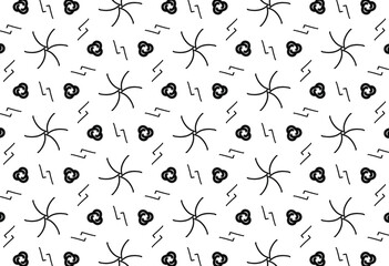 Digital Graphic pattern design commercial use white background