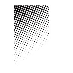 Halftone Dots Gradient Pattern