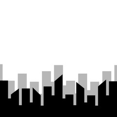 Vector Silhoutte City