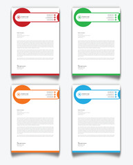 letterhead design mockup template