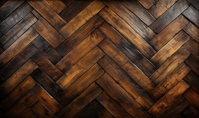 A detailed shot of a wooden floor with a sleek black border